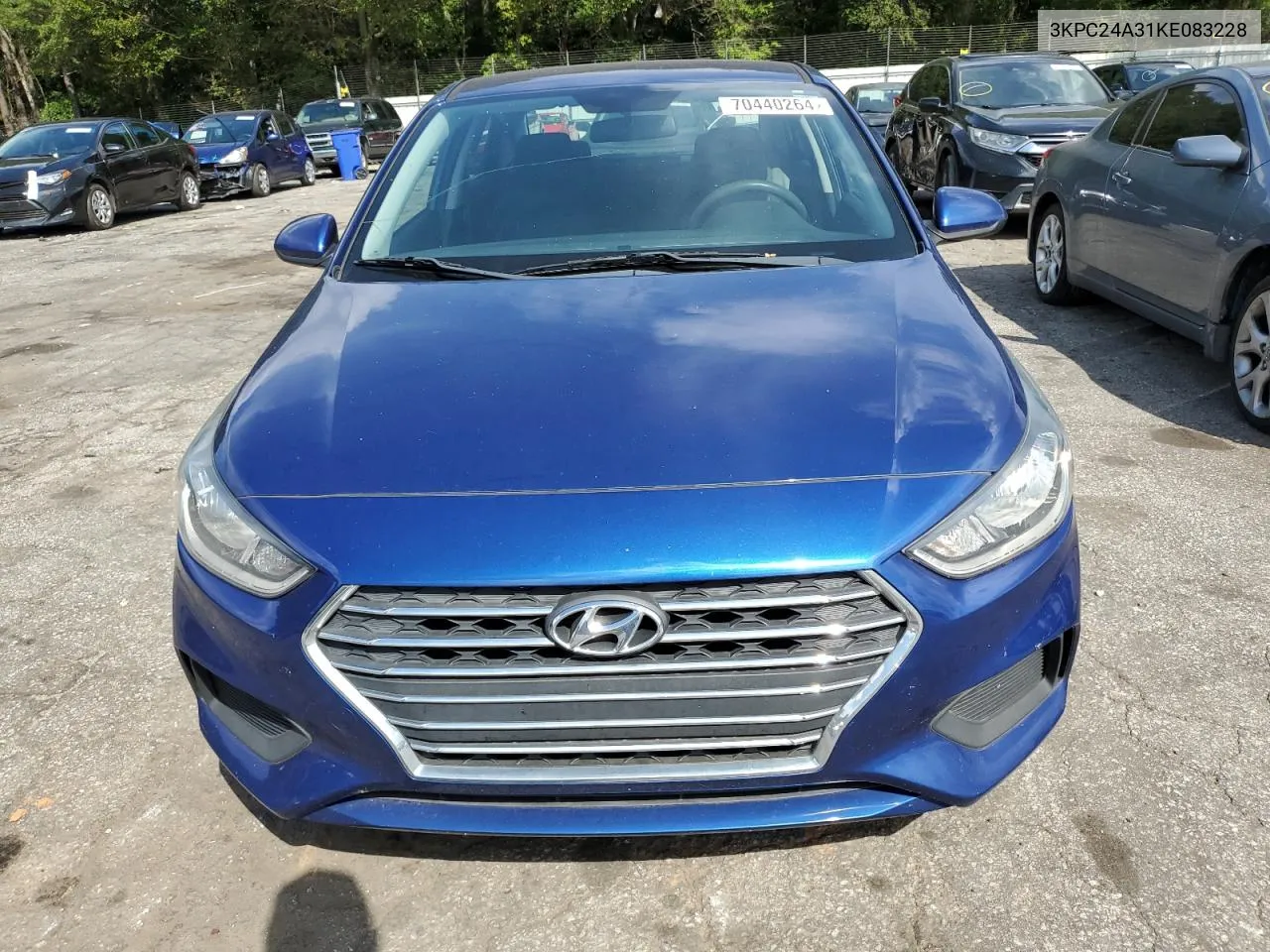 2019 Hyundai Accent Se VIN: 3KPC24A31KE083228 Lot: 70440264