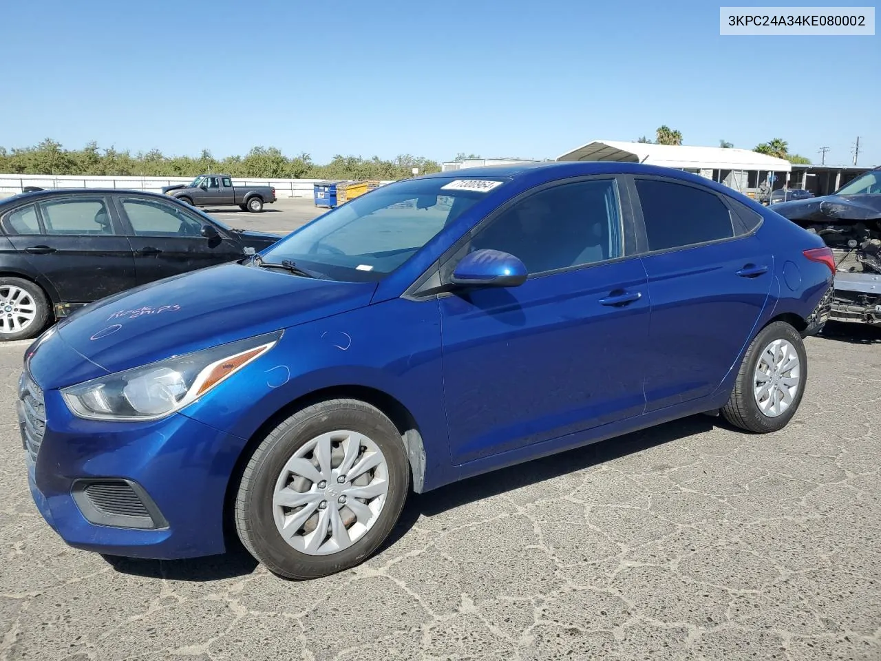 3KPC24A34KE080002 2019 Hyundai Accent Se