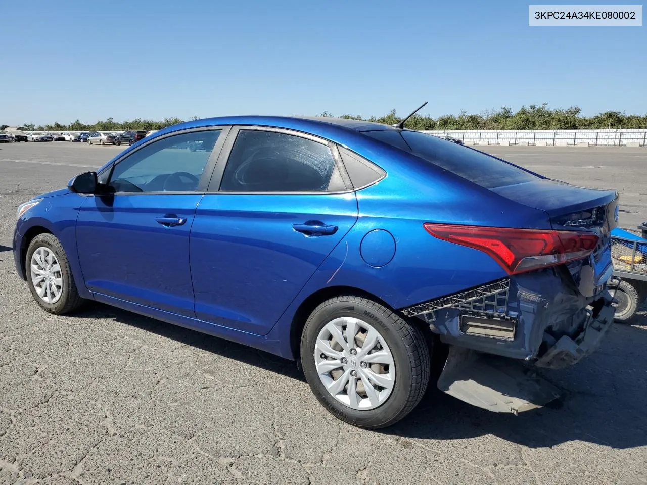 2019 Hyundai Accent Se VIN: 3KPC24A34KE080002 Lot: 71300964