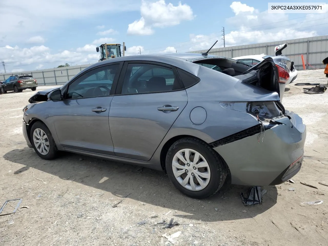 2019 Hyundai Accent Se VIN: 3KPC24A3XKE057971 Lot: 72159724