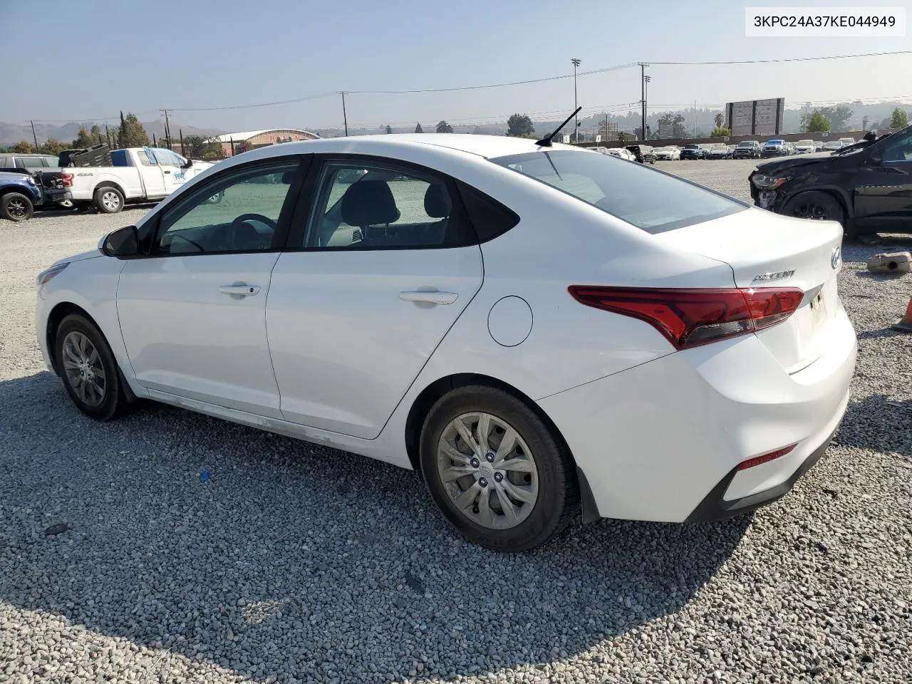 2019 Hyundai Accent Se VIN: 3KPC24A37KE044949 Lot: 72820254