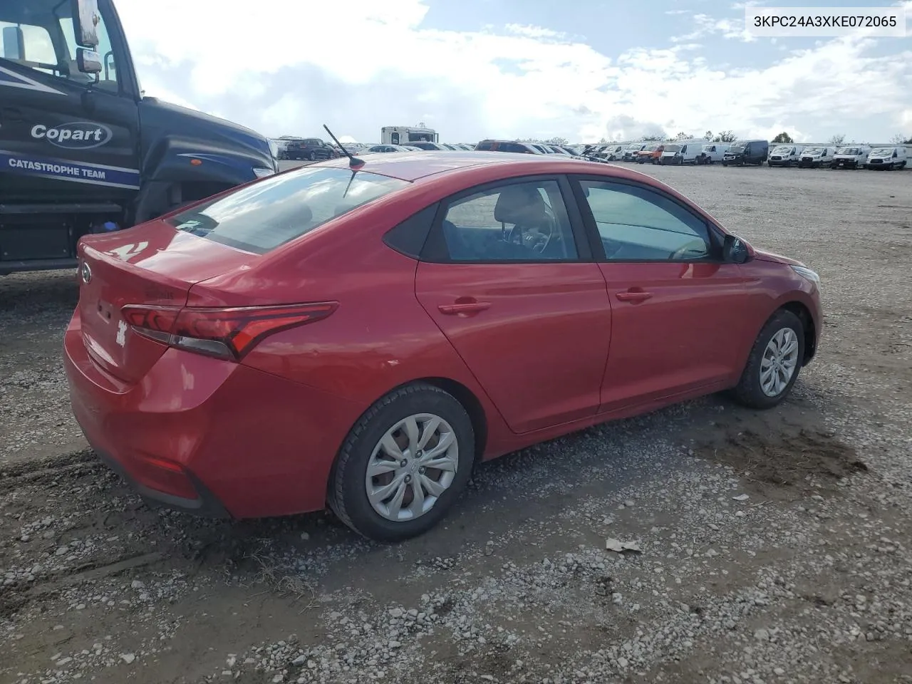 2019 Hyundai Accent Se VIN: 3KPC24A3XKE072065 Lot: 72924944