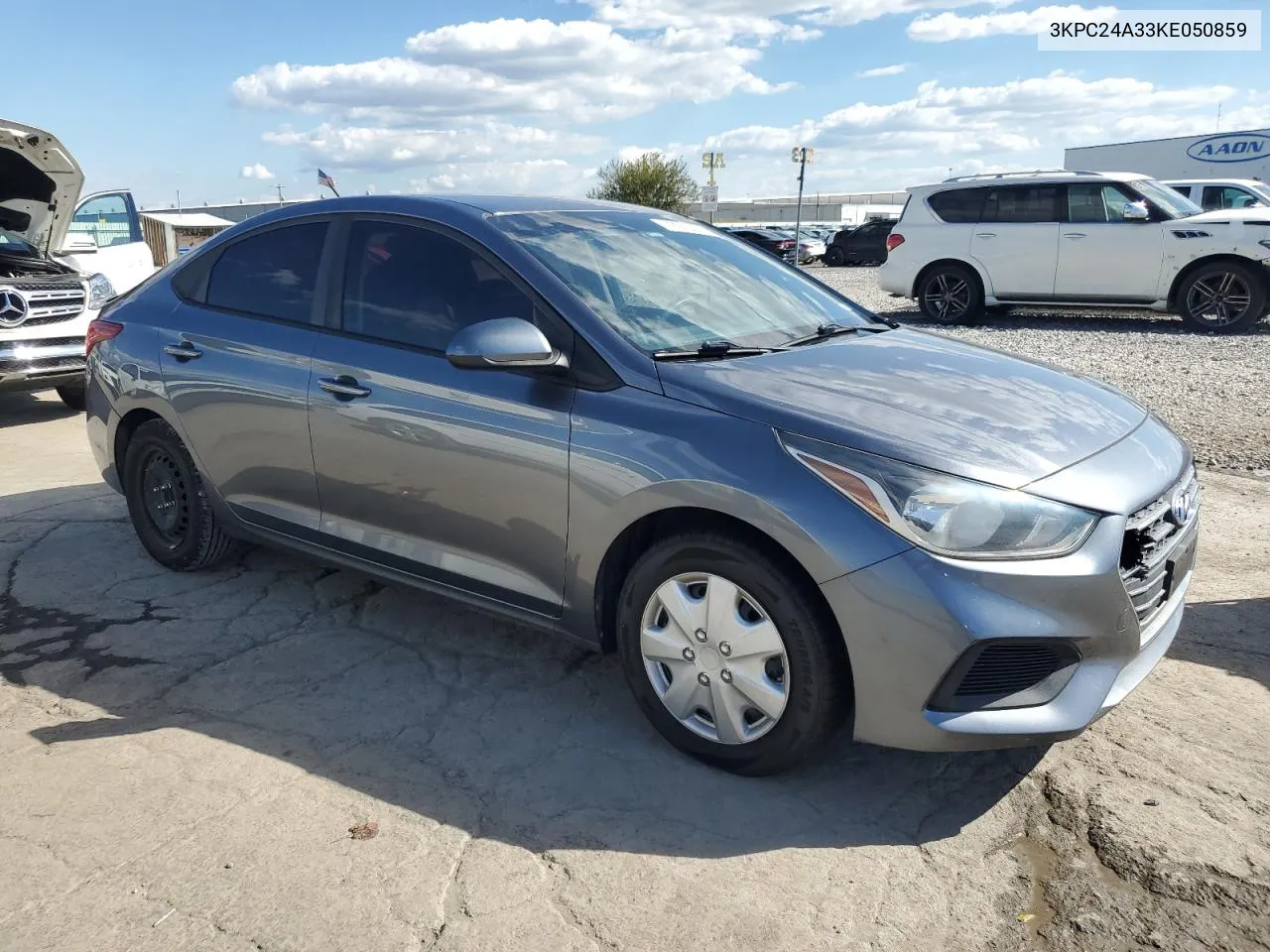 2019 Hyundai Accent Se VIN: 3KPC24A33KE050859 Lot: 72970624