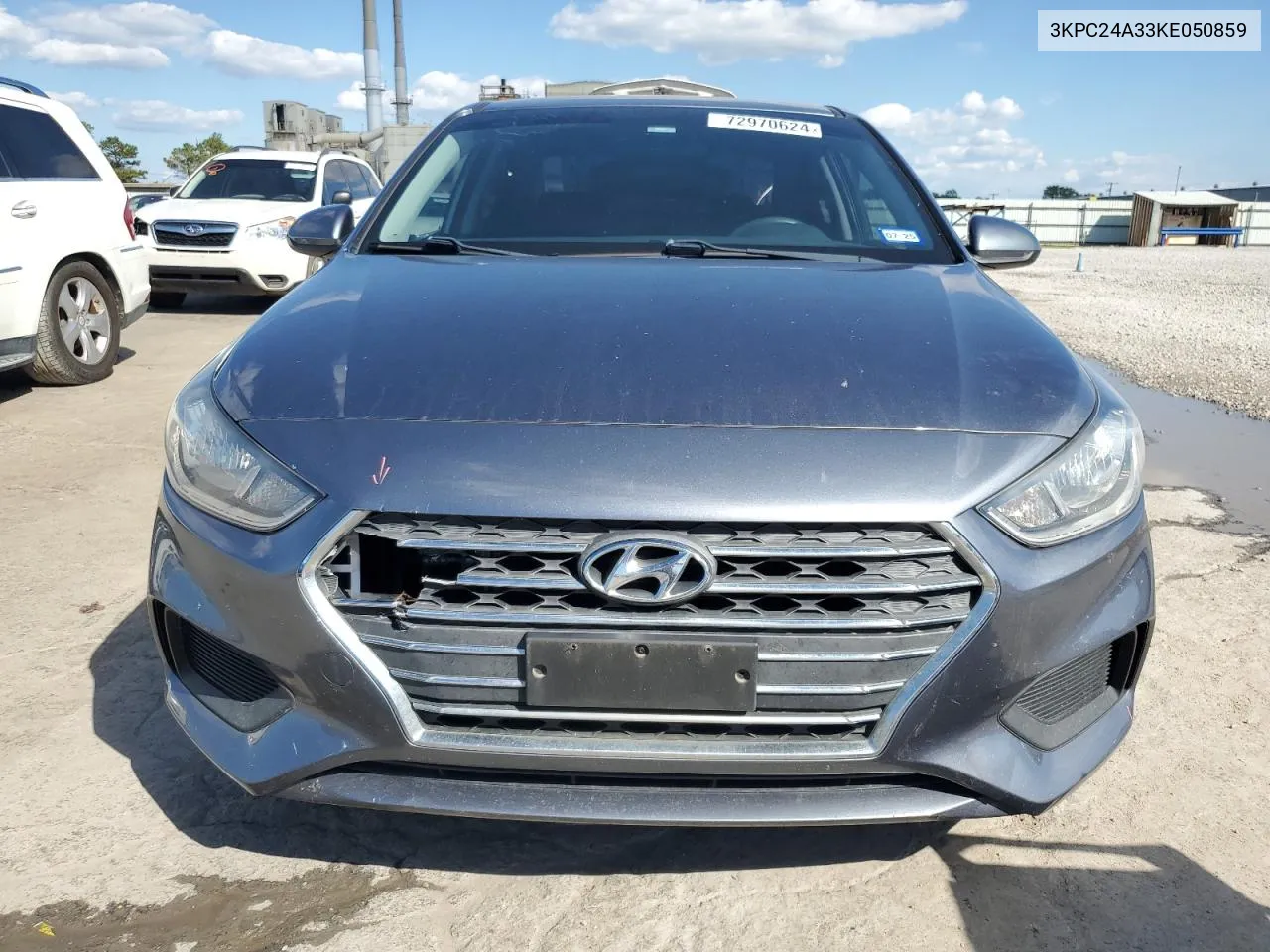 2019 Hyundai Accent Se VIN: 3KPC24A33KE050859 Lot: 72970624