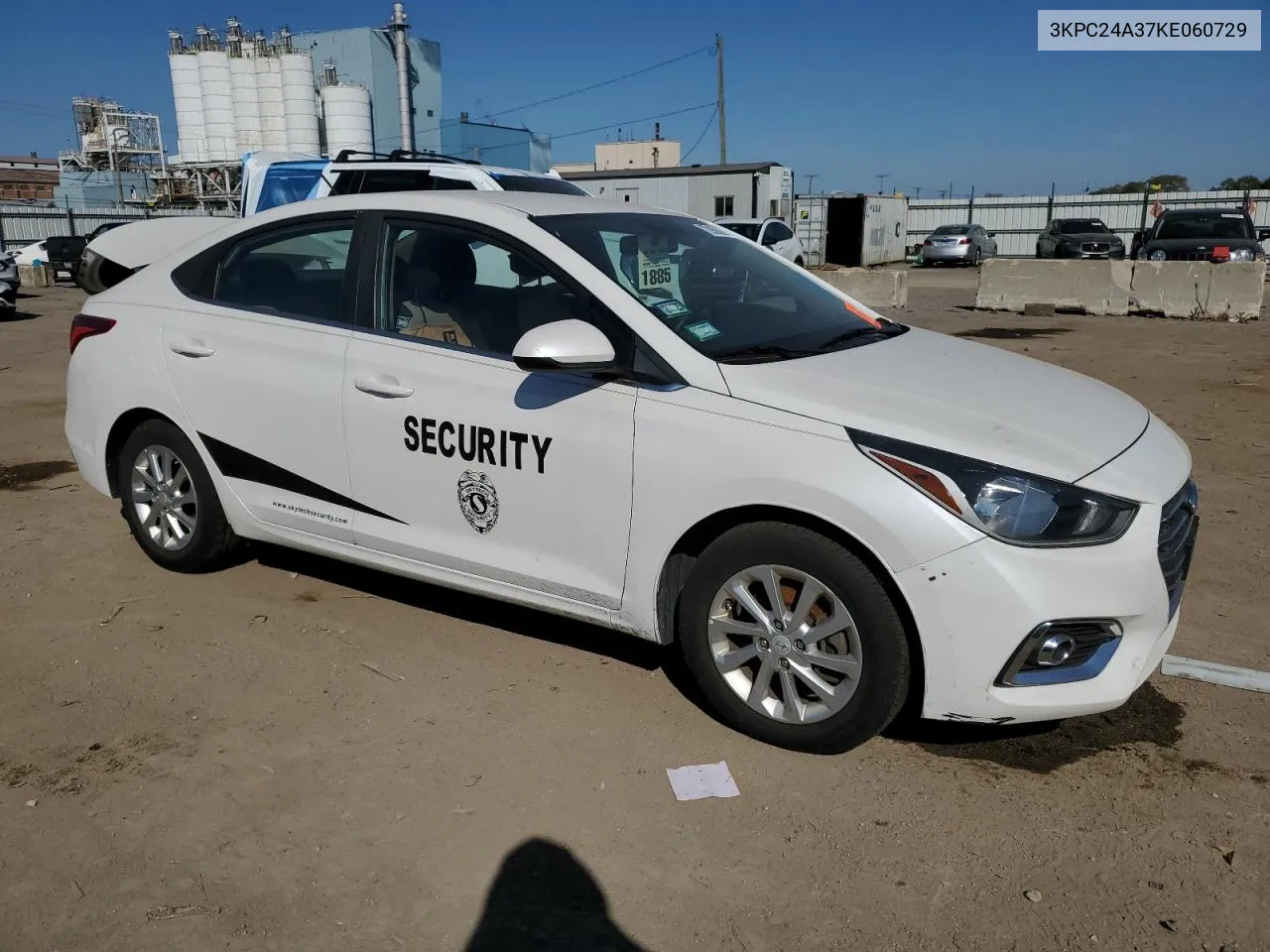 2019 Hyundai Accent Se VIN: 3KPC24A37KE060729 Lot: 72986004