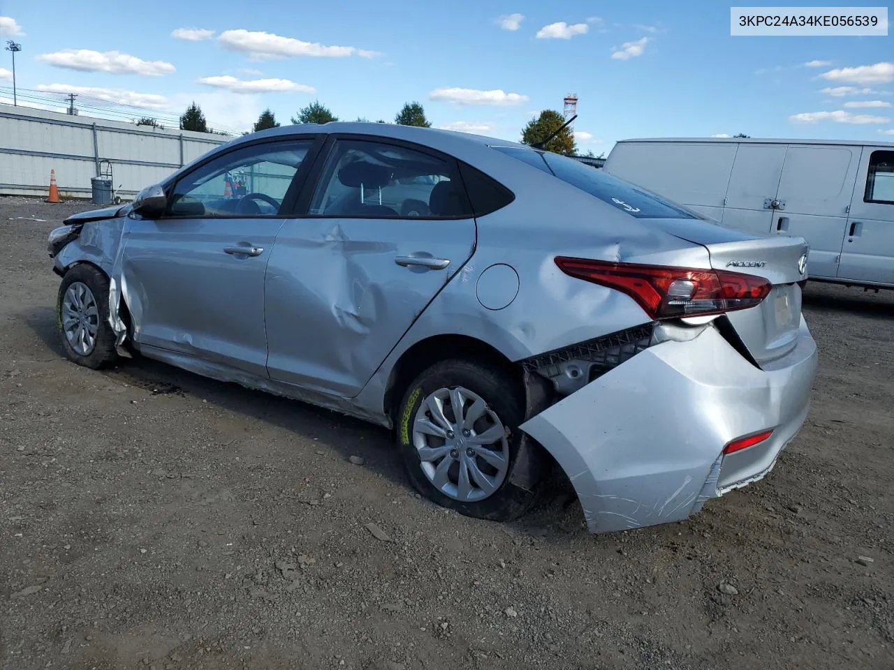 3KPC24A34KE056539 2019 Hyundai Accent Se