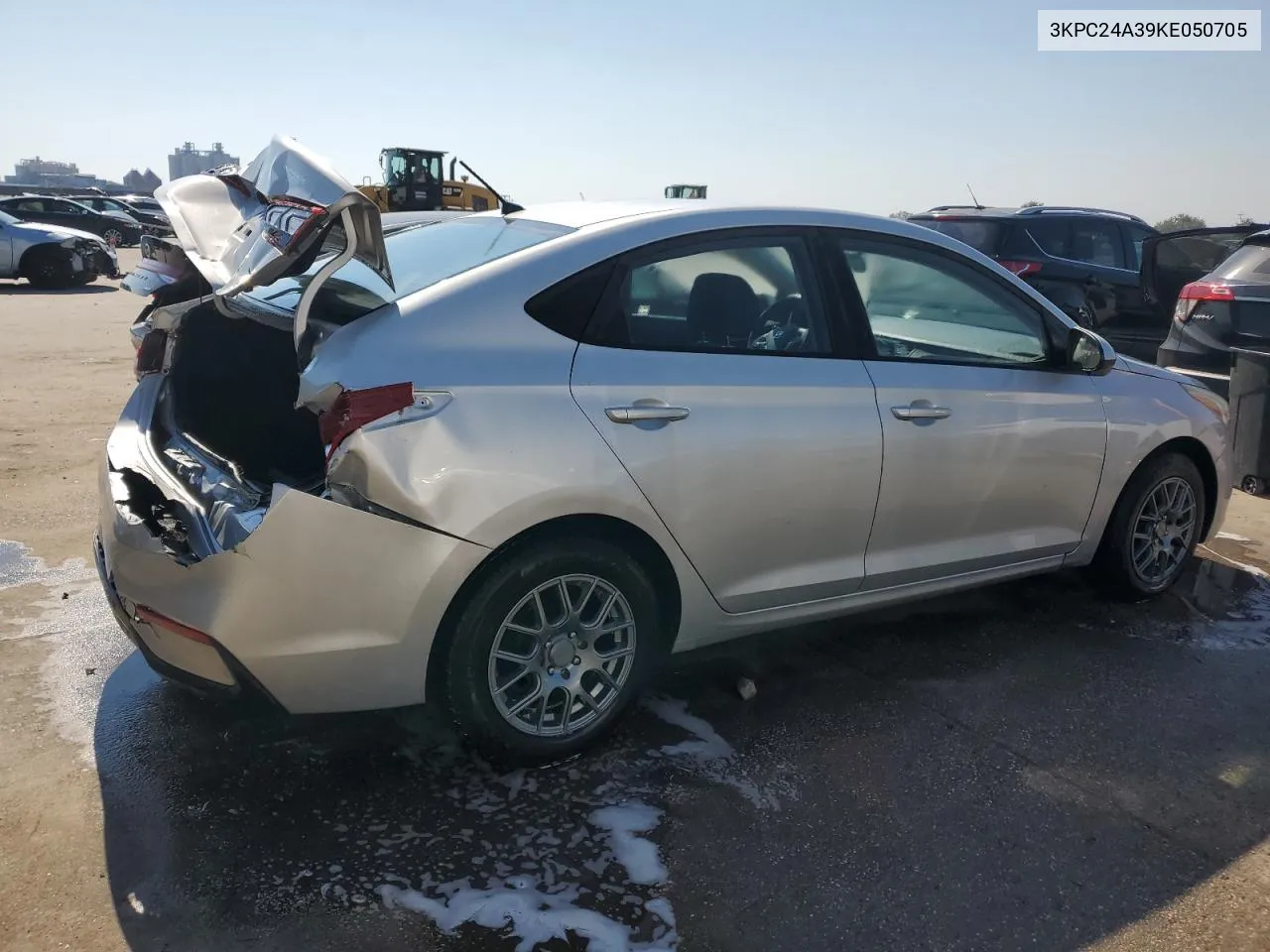 2019 Hyundai Accent Se VIN: 3KPC24A39KE050705 Lot: 75056934