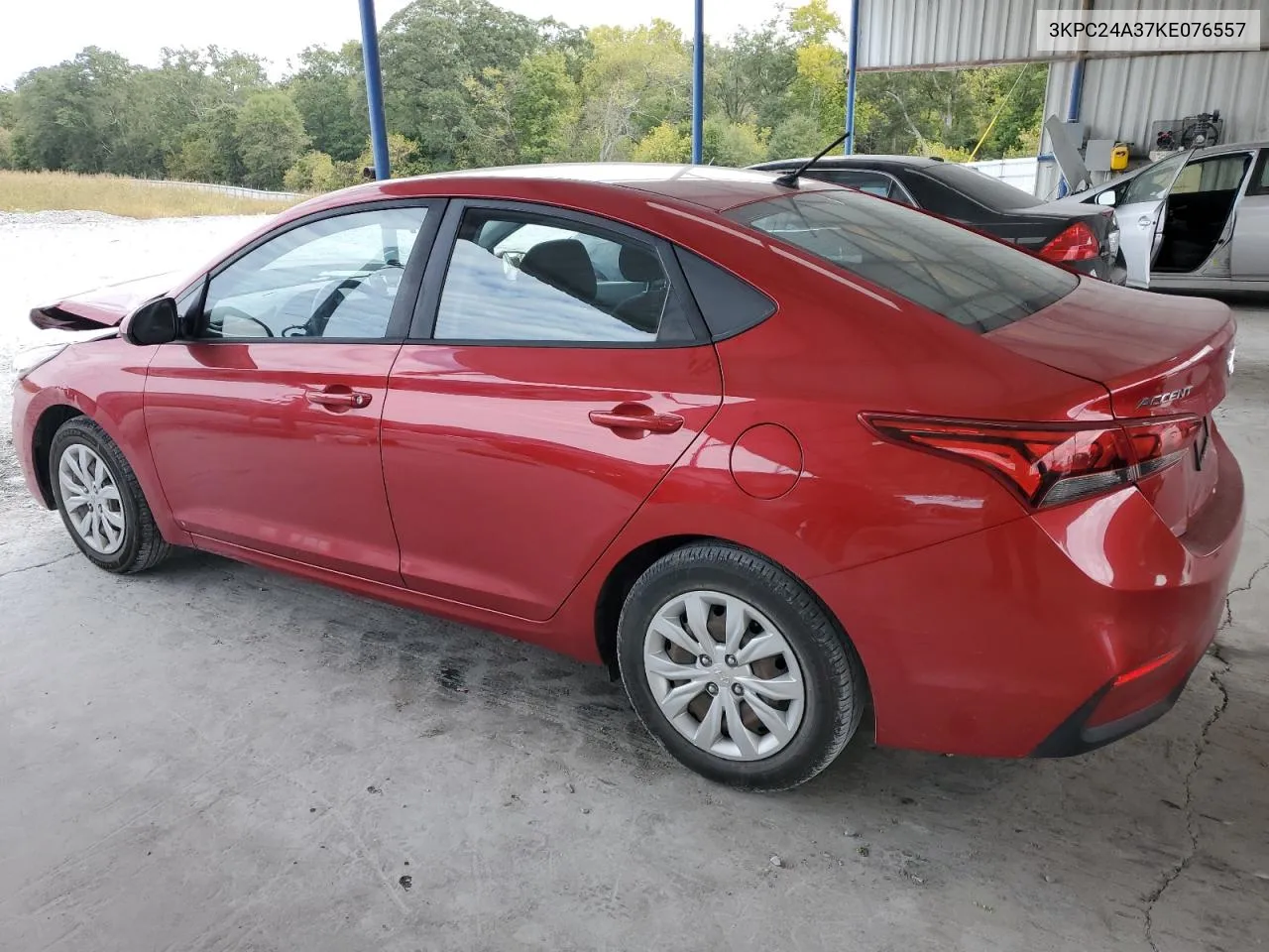 2019 Hyundai Accent Se VIN: 3KPC24A37KE076557 Lot: 75424864