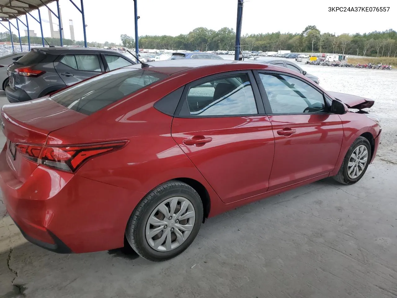 2019 Hyundai Accent Se VIN: 3KPC24A37KE076557 Lot: 75424864