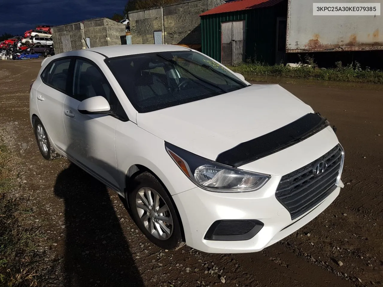 2019 Hyundai Accent Se VIN: 3KPC25A30KE079385 Lot: 75481274