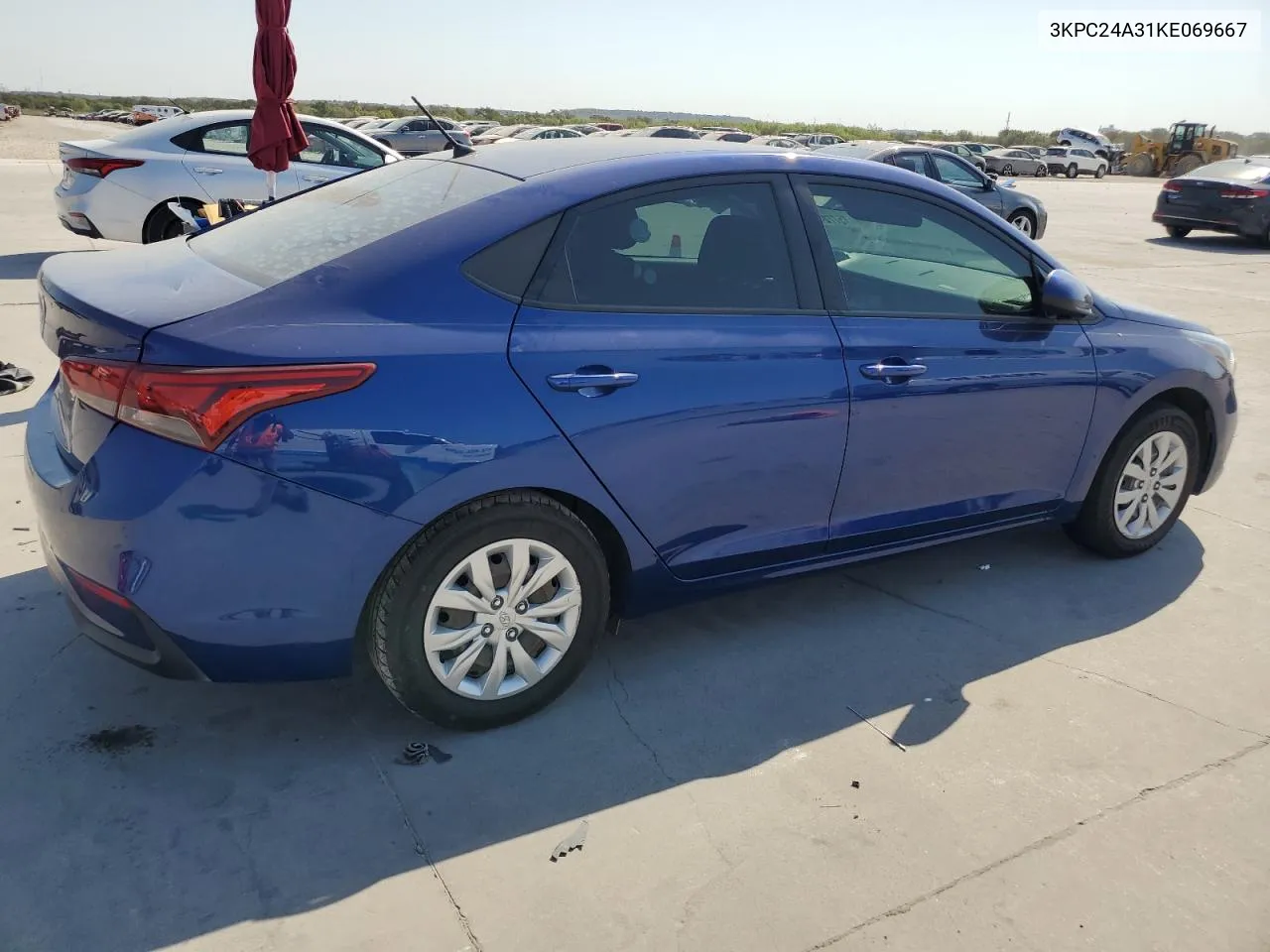 2019 Hyundai Accent Se VIN: 3KPC24A31KE069667 Lot: 75772404