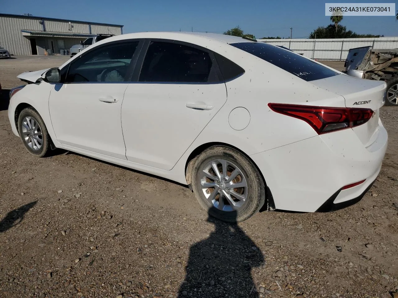 2019 Hyundai Accent Se VIN: 3KPC24A31KE073041 Lot: 75858384