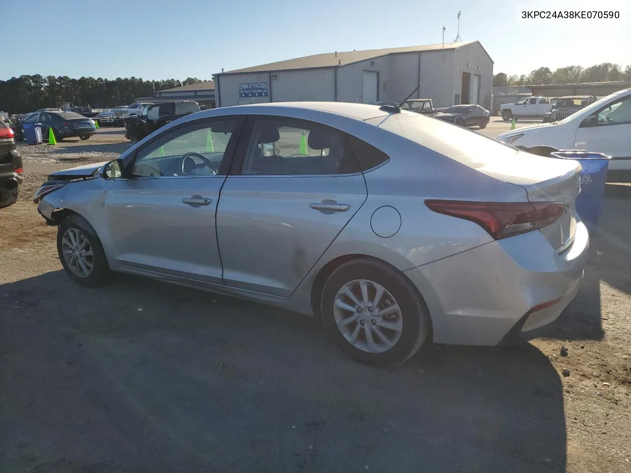 2019 Hyundai Accent Se VIN: 3KPC24A38KE070590 Lot: 76260934