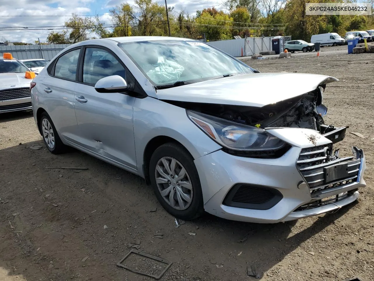 3KPC24A35KE046232 2019 Hyundai Accent Se