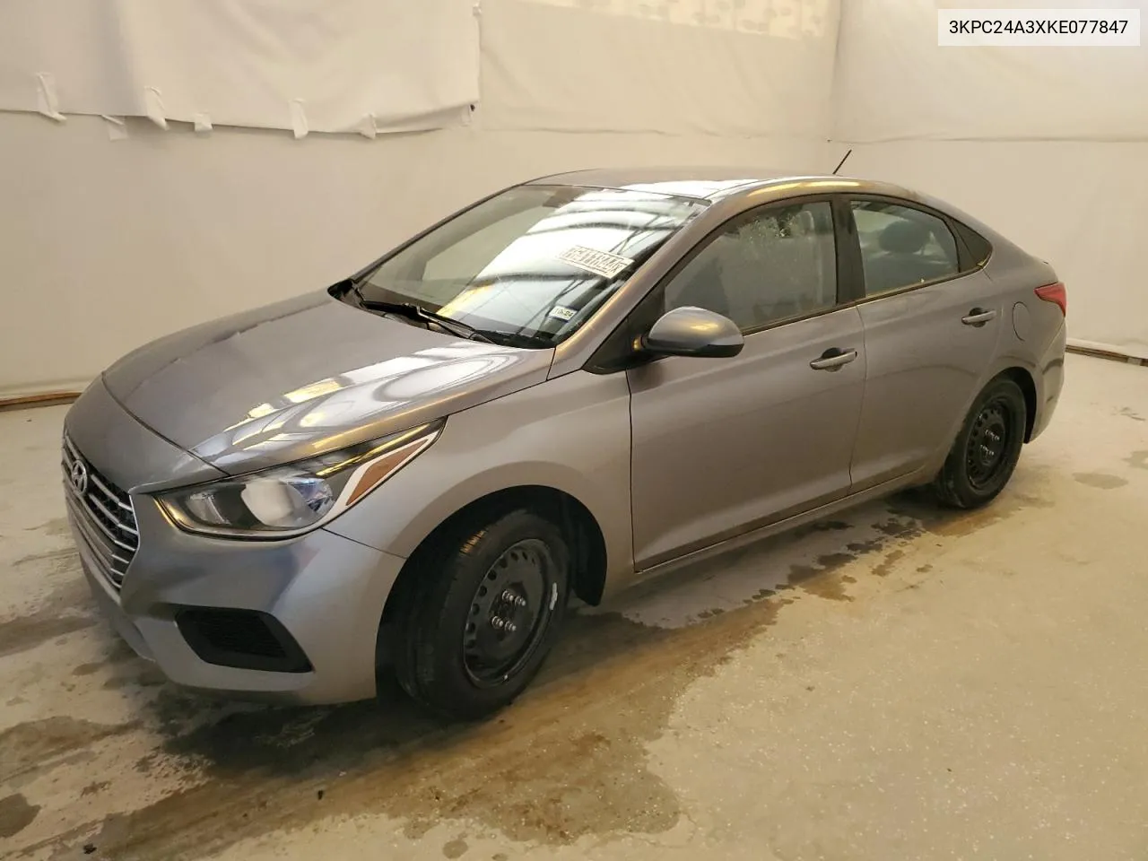 2019 Hyundai Accent Se VIN: 3KPC24A3XKE077847 Lot: 76411844