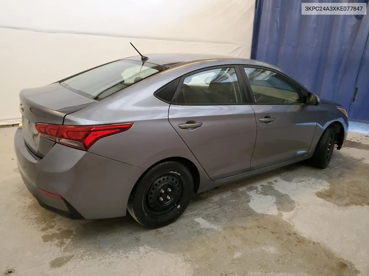 2019 Hyundai Accent Se VIN: 3KPC24A3XKE077847 Lot: 76411844