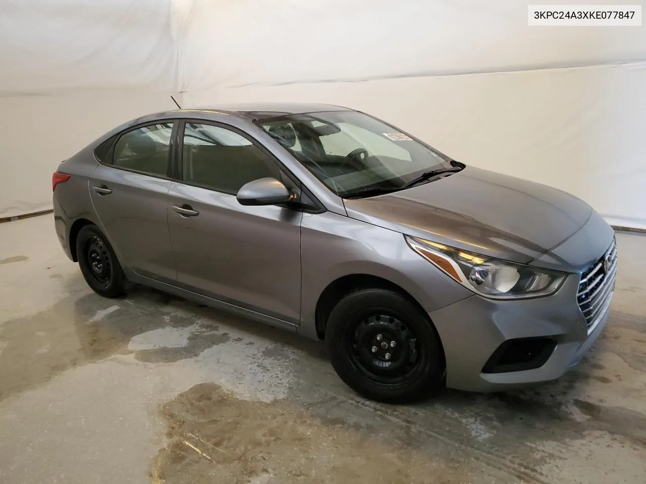 2019 Hyundai Accent Se VIN: 3KPC24A3XKE077847 Lot: 76411844