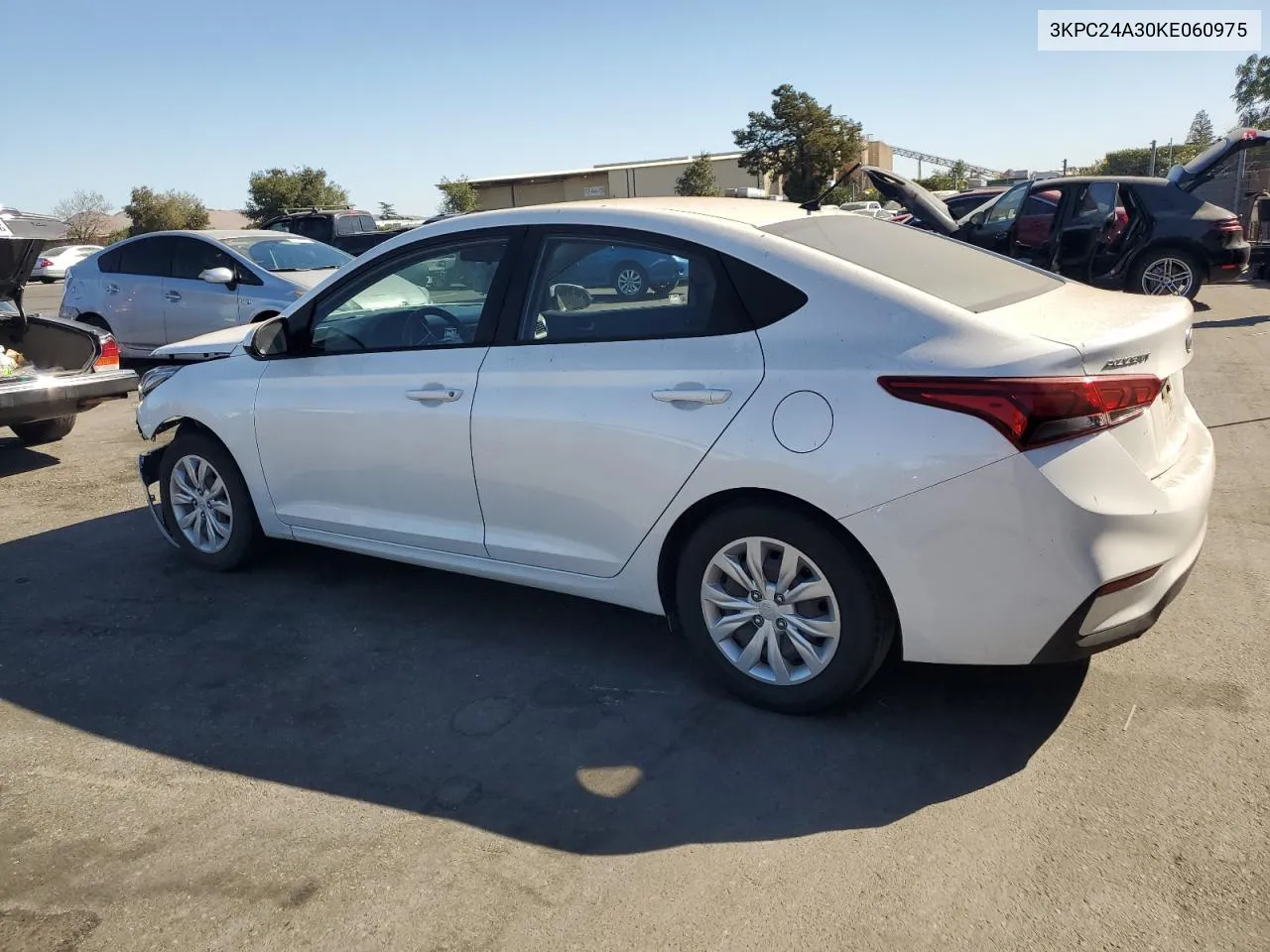 2019 Hyundai Accent Se VIN: 3KPC24A30KE060975 Lot: 76835004