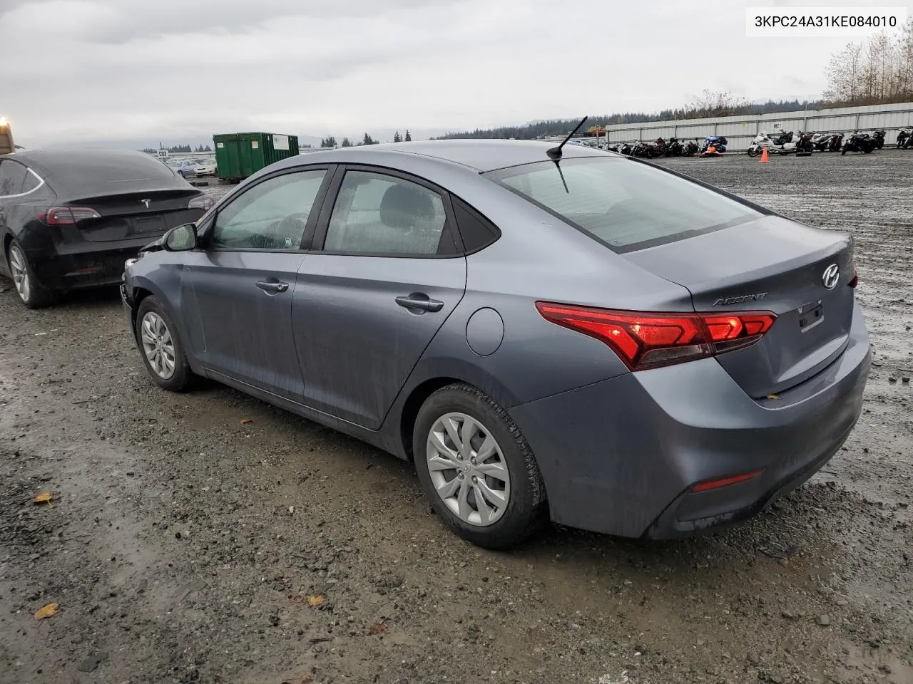 2019 Hyundai Accent Se VIN: 3KPC24A31KE084010 Lot: 77928044