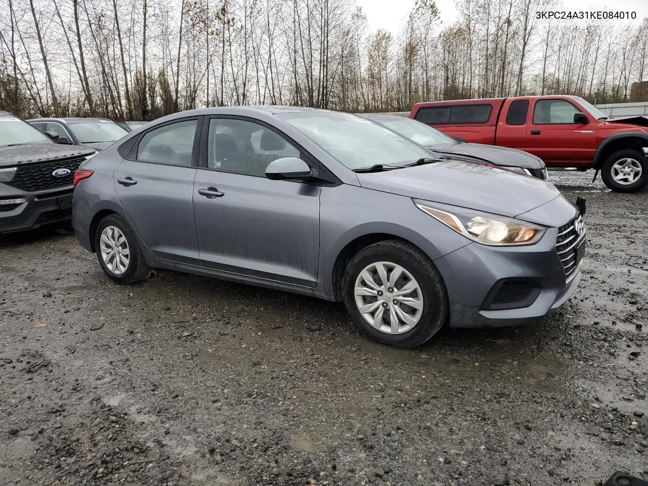 2019 Hyundai Accent Se VIN: 3KPC24A31KE084010 Lot: 77928044