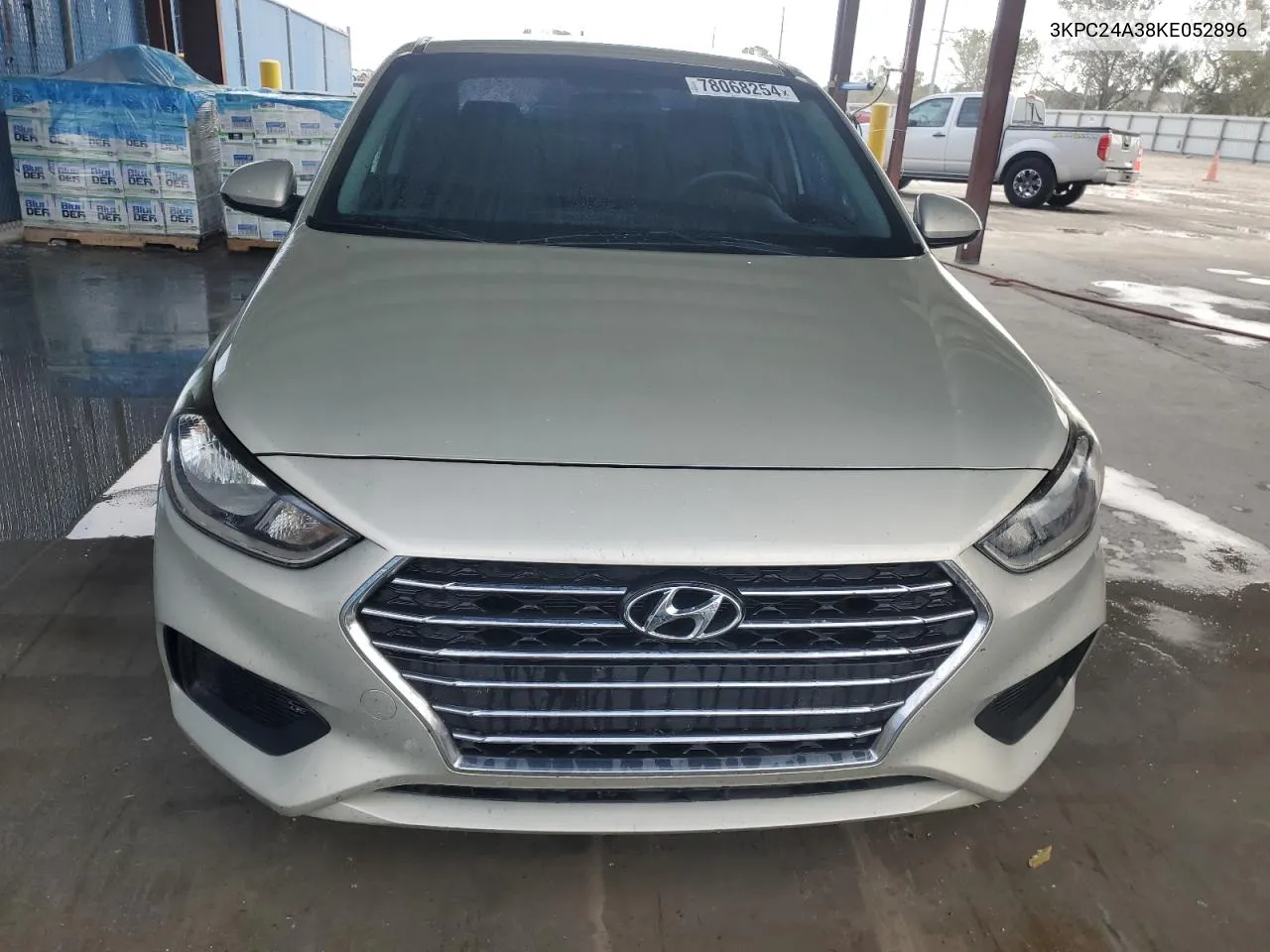 2019 Hyundai Accent Se VIN: 3KPC24A38KE052896 Lot: 78068254