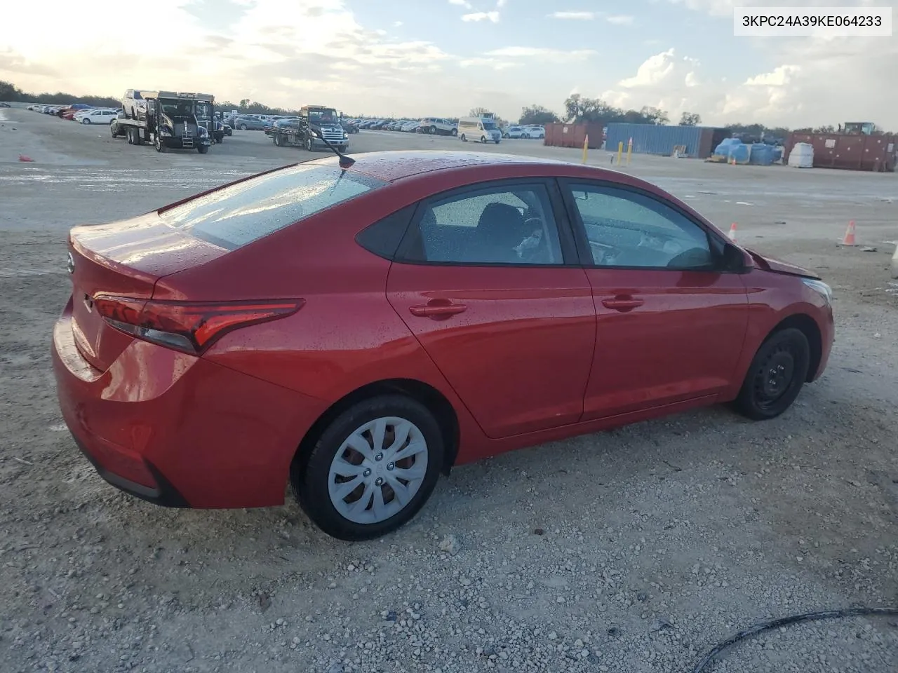 2019 Hyundai Accent Se VIN: 3KPC24A39KE064233 Lot: 78639714