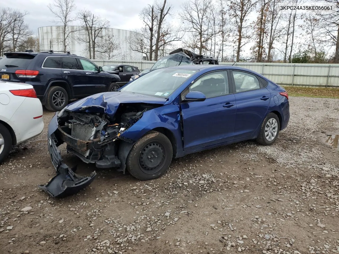 2019 Hyundai Accent Se VIN: 3KPC24A35KE066061 Lot: 78665904