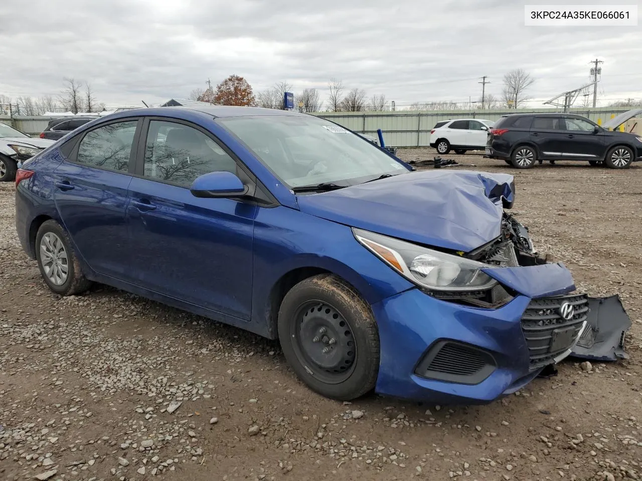 2019 Hyundai Accent Se VIN: 3KPC24A35KE066061 Lot: 78665904