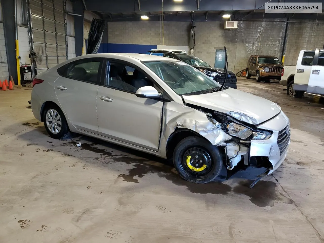 2019 Hyundai Accent Se VIN: 3KPC24A3XKE065794 Lot: 78858034