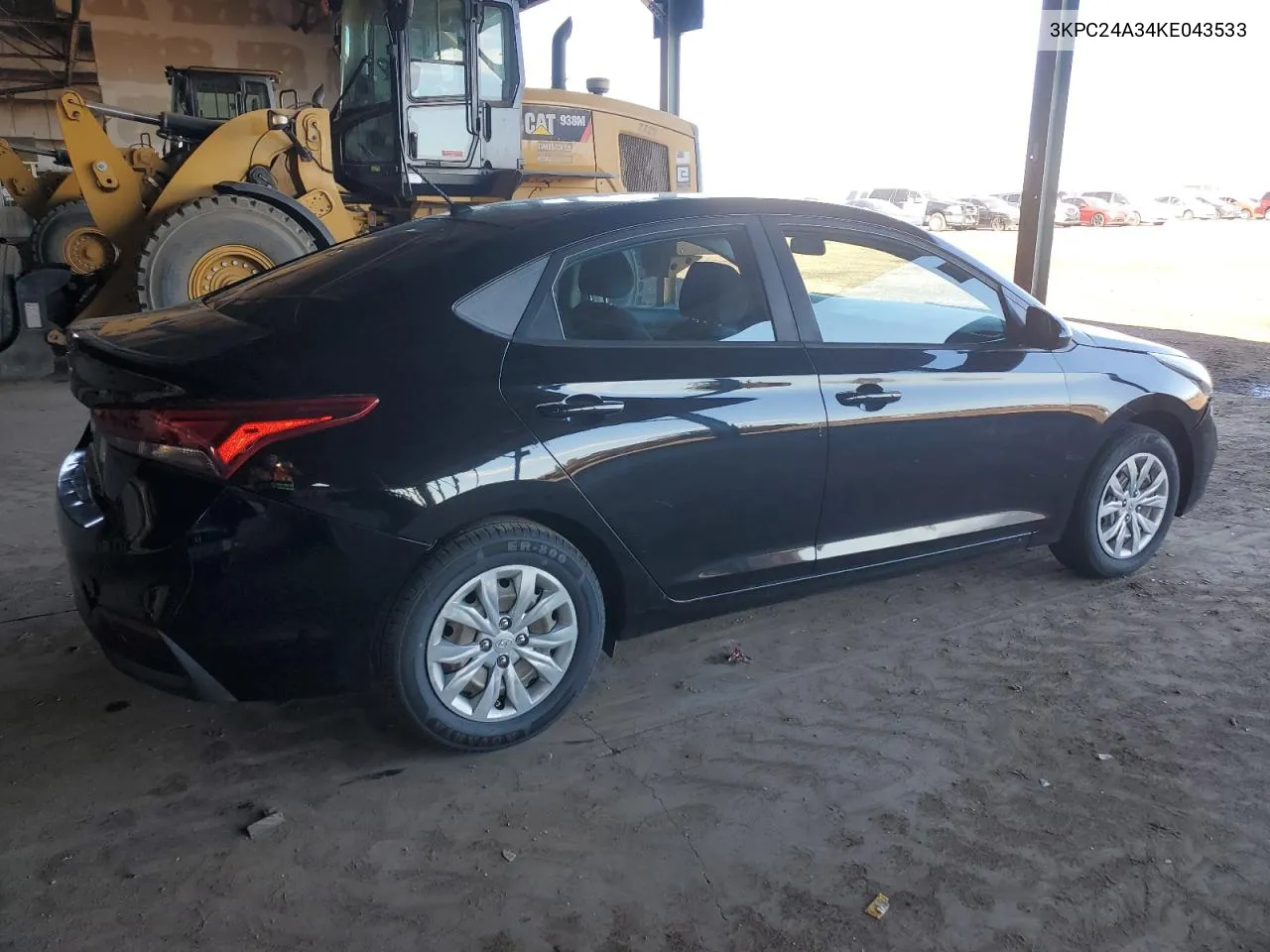 2019 Hyundai Accent Se VIN: 3KPC24A34KE043533 Lot: 79455064