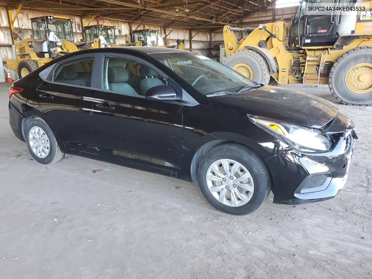 2019 Hyundai Accent Se VIN: 3KPC24A34KE043533 Lot: 79455064