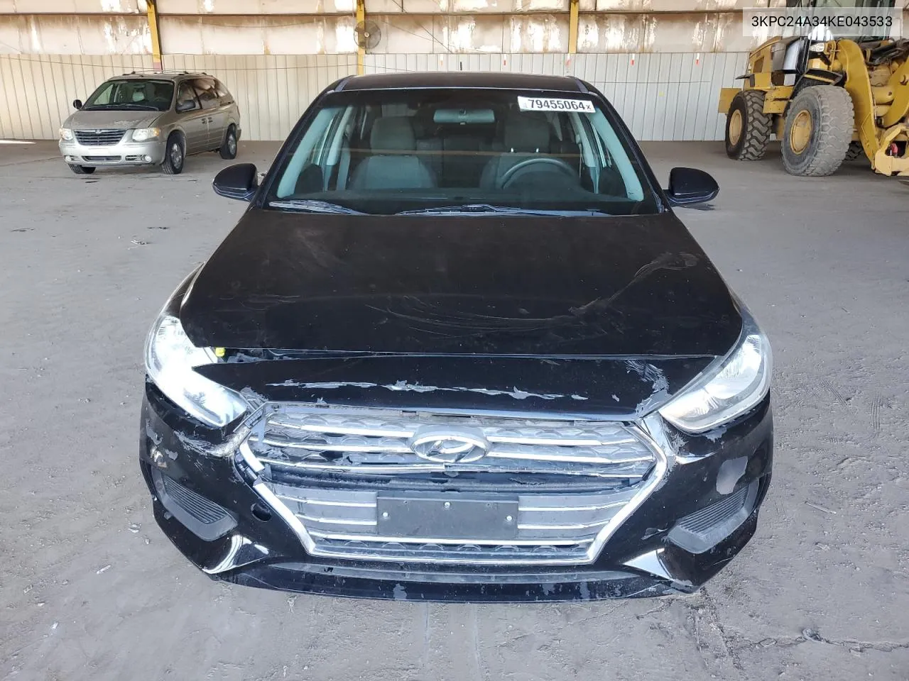 2019 Hyundai Accent Se VIN: 3KPC24A34KE043533 Lot: 79455064