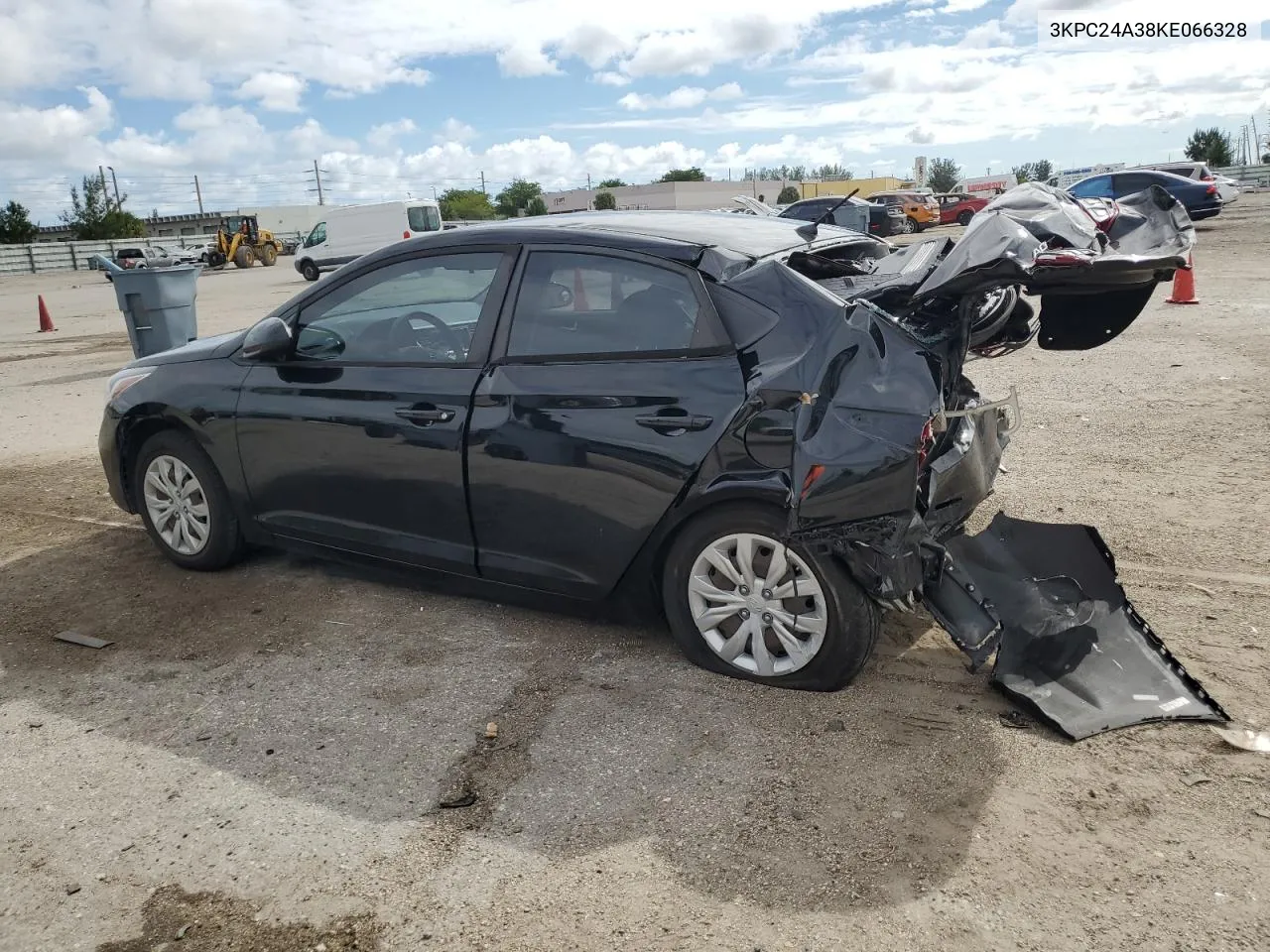 2019 Hyundai Accent Se VIN: 3KPC24A38KE066328 Lot: 80393204