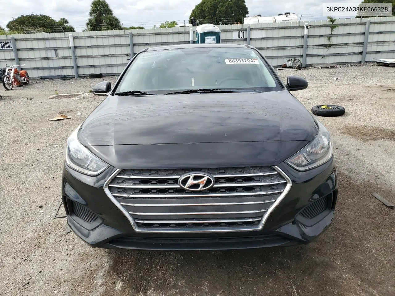 2019 Hyundai Accent Se VIN: 3KPC24A38KE066328 Lot: 80393204