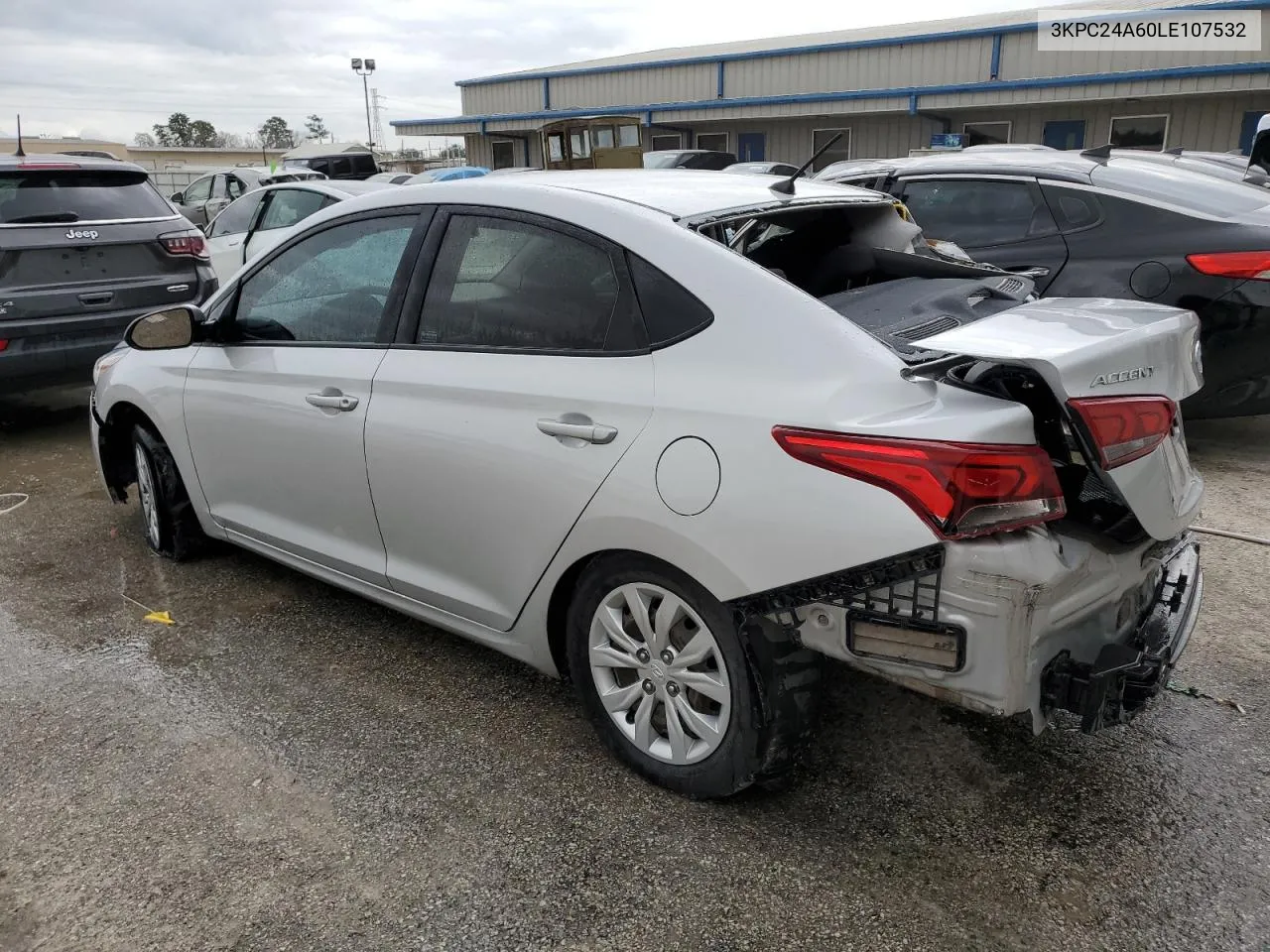 2020 Hyundai Accent Se VIN: 3KPC24A60LE107532 Lot: 41202264