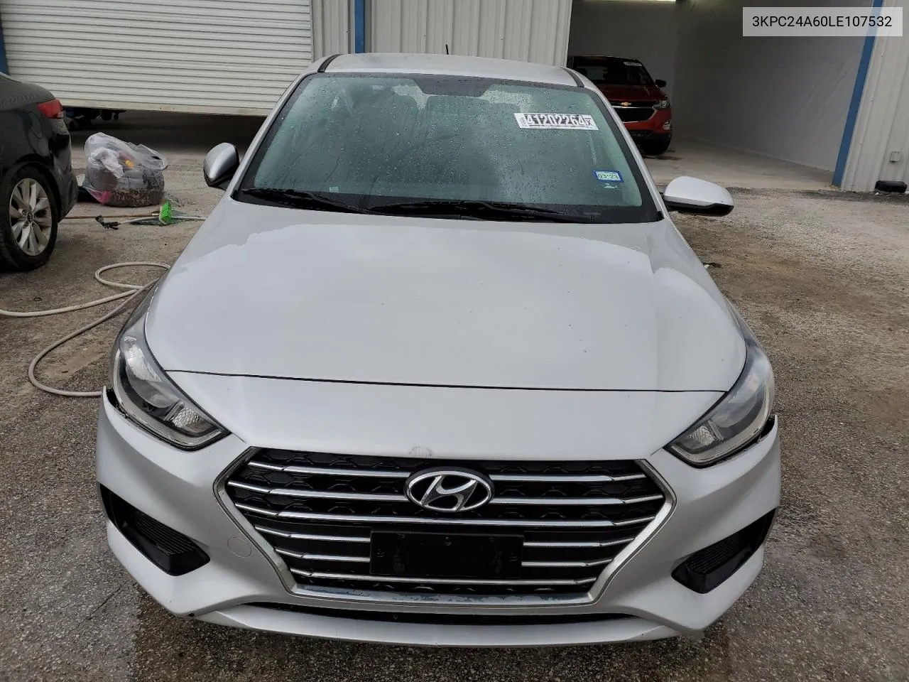 2020 Hyundai Accent Se VIN: 3KPC24A60LE107532 Lot: 41202264