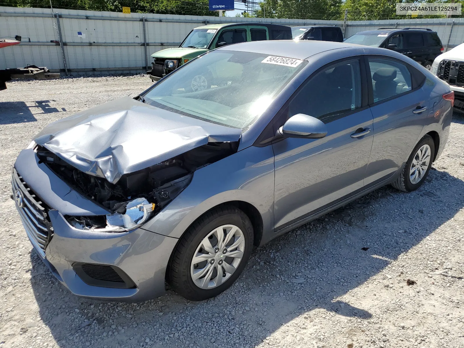 3KPC24A61LE125294 2020 Hyundai Accent Se