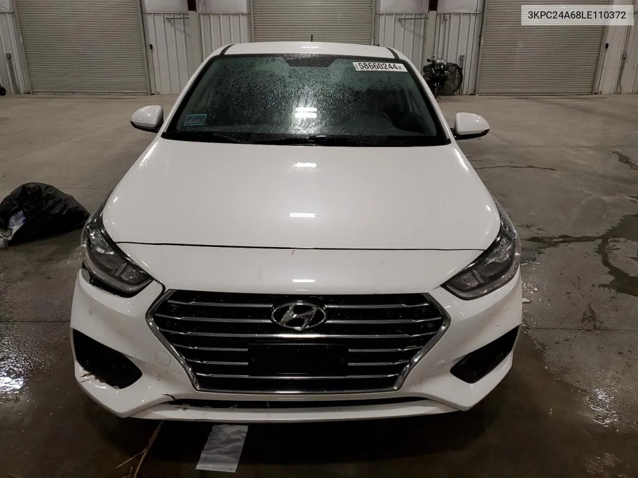 2020 Hyundai Accent Se VIN: 3KPC24A68LE110372 Lot: 58660244