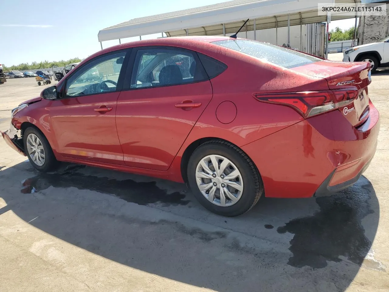 3KPC24A67LE115143 2020 Hyundai Accent Se