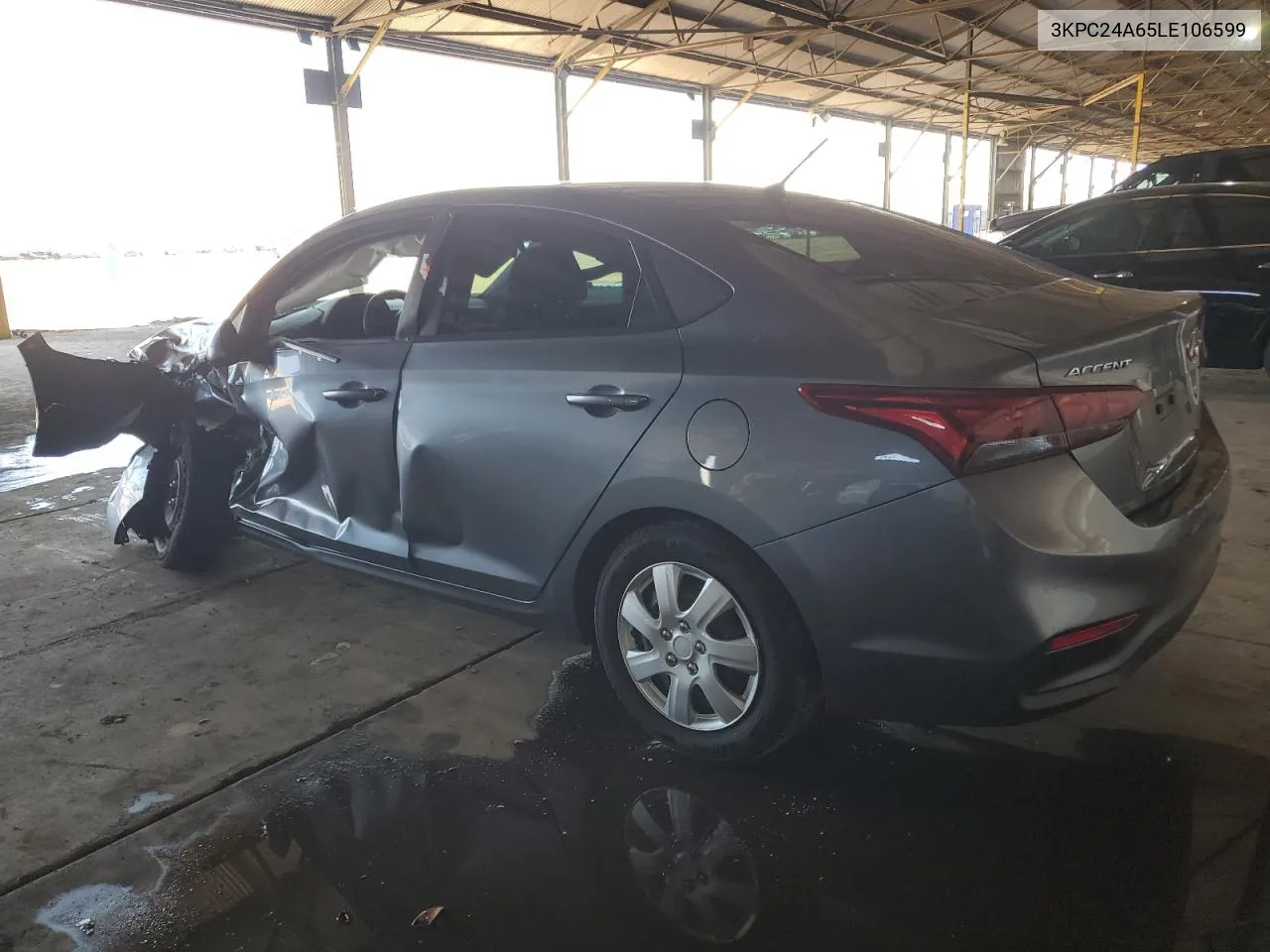 2020 Hyundai Accent Se VIN: 3KPC24A65LE106599 Lot: 60977704