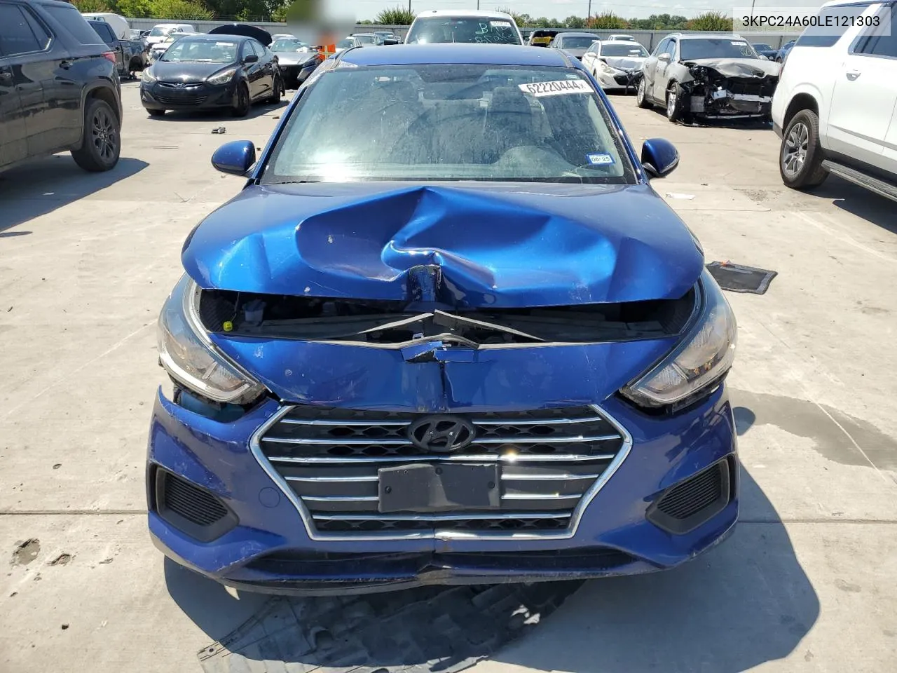 3KPC24A60LE121303 2020 Hyundai Accent Se