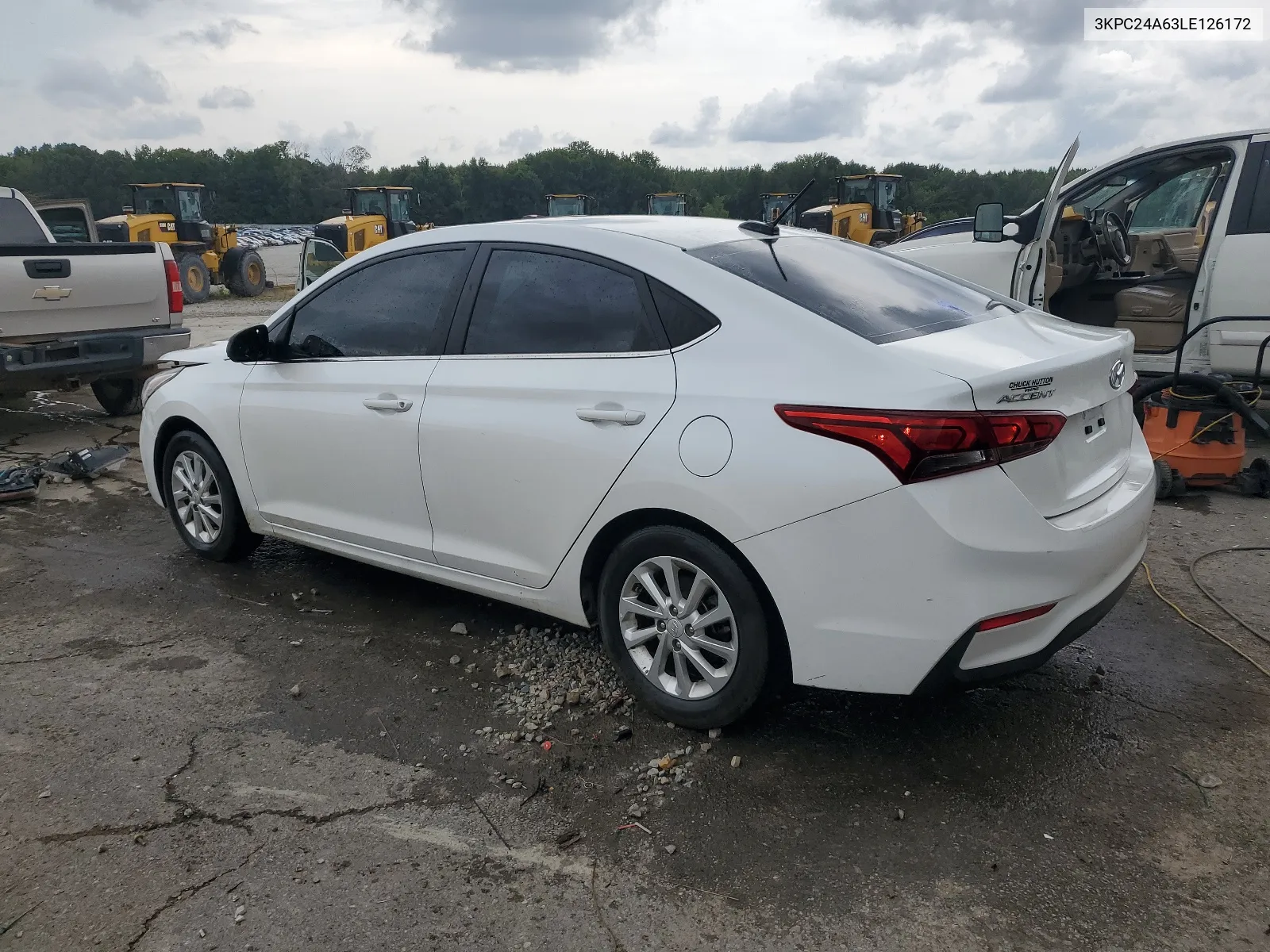 2020 Hyundai Accent Se VIN: 3KPC24A63LE126172 Lot: 63856924