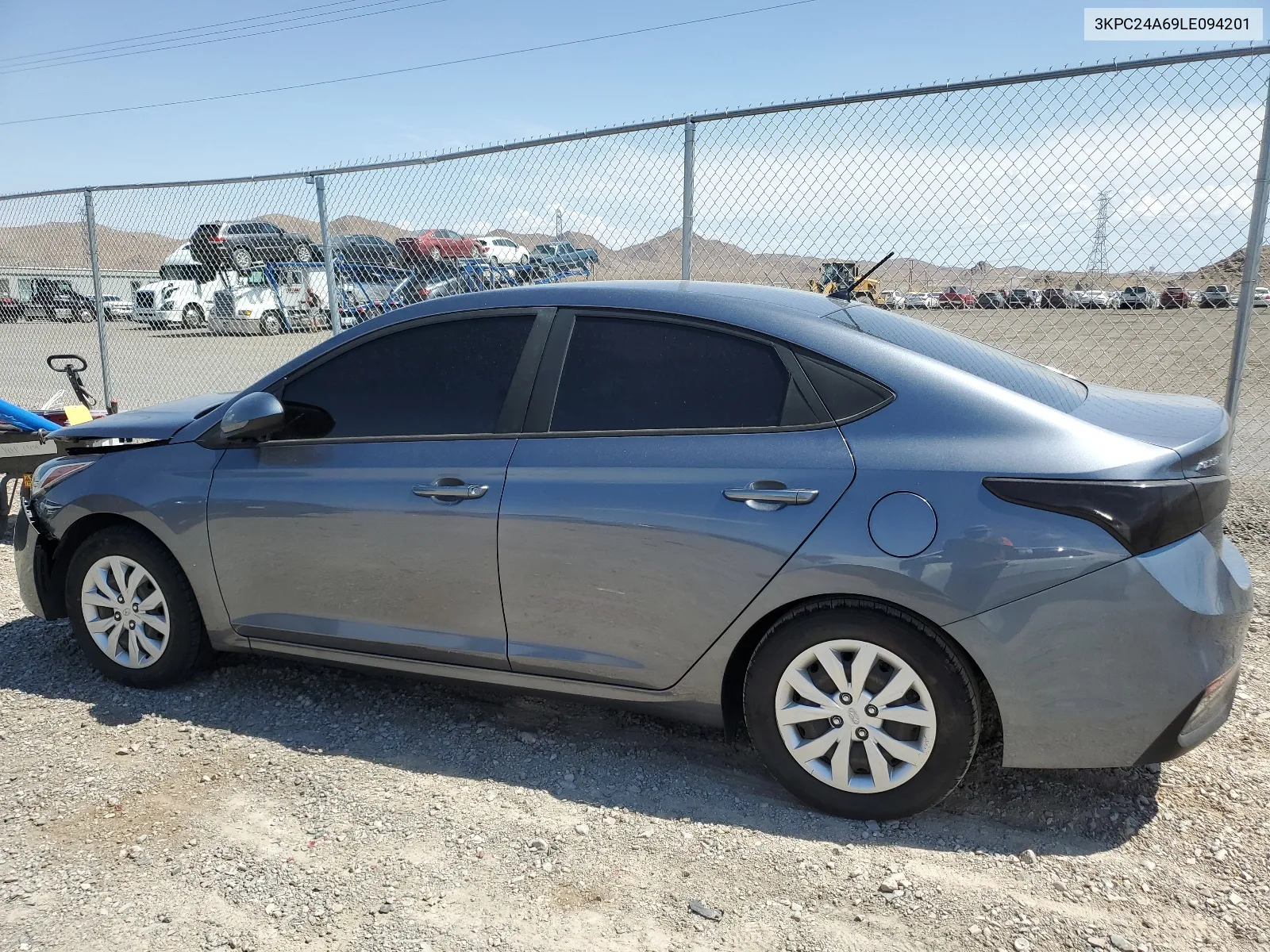 2020 Hyundai Accent Se VIN: 3KPC24A69LE094201 Lot: 64453784