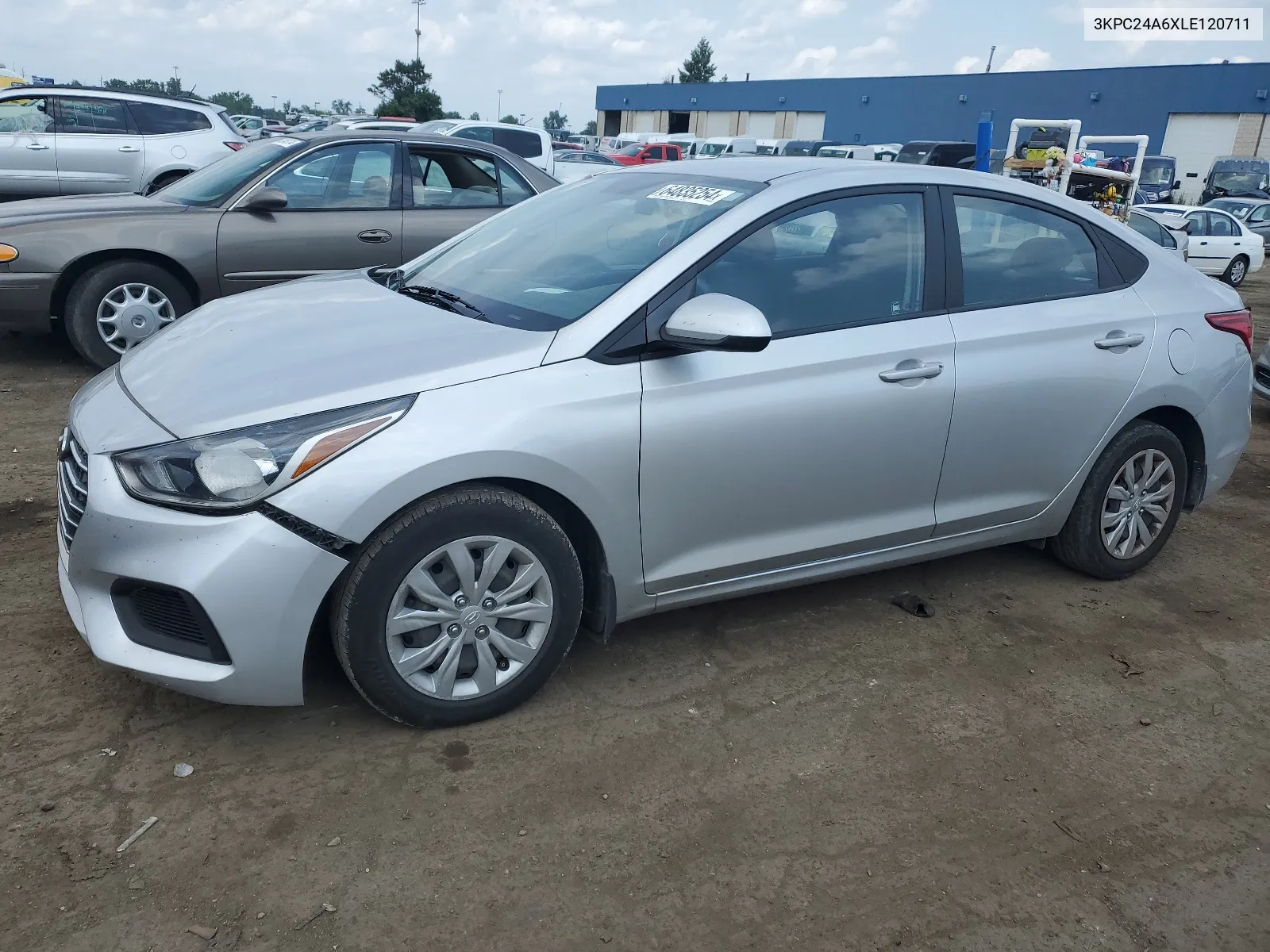 3KPC24A6XLE120711 2020 Hyundai Accent Se