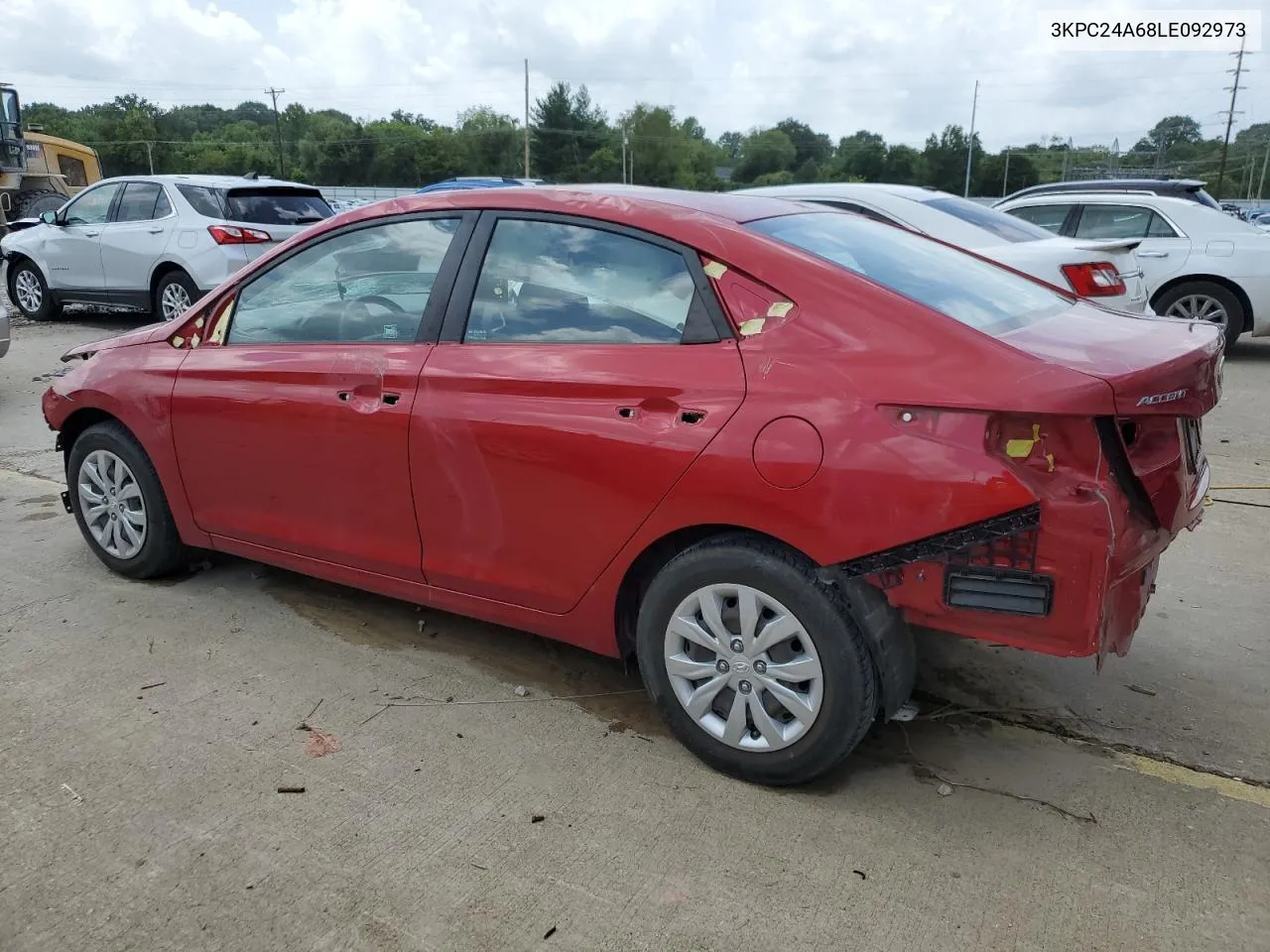 3KPC24A68LE092973 2020 Hyundai Accent Se