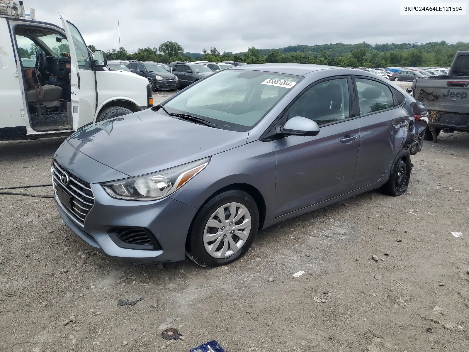 3KPC24A64LE121594 2020 Hyundai Accent Se