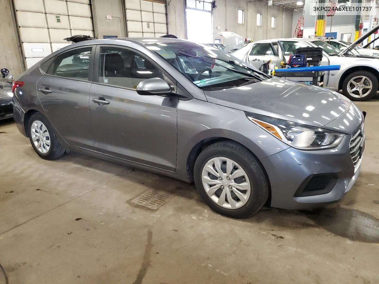 2020 Hyundai Accent Se VIN: 3KPC24A6XLE101737 Lot: 68625664