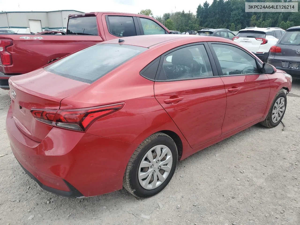 3KPC24A64LE126214 2020 Hyundai Accent Se