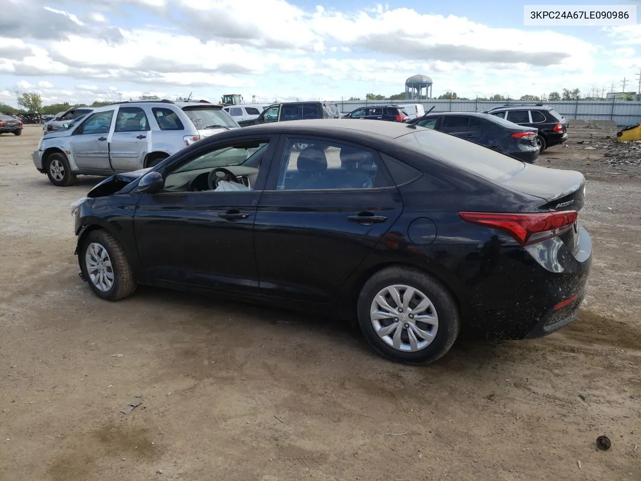 3KPC24A67LE090986 2020 Hyundai Accent Se