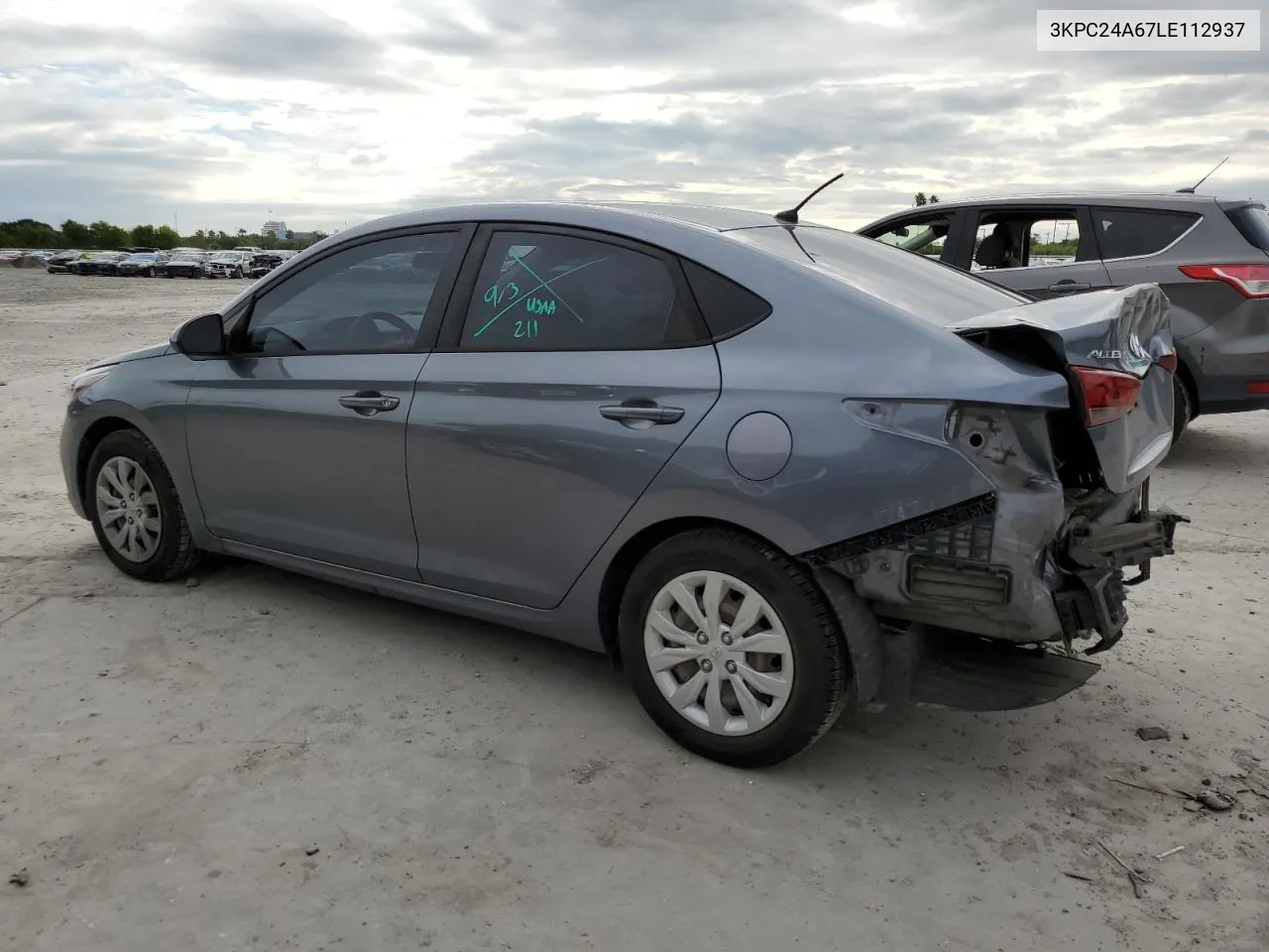 3KPC24A67LE112937 2020 Hyundai Accent Se